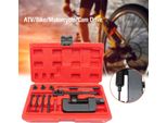 Set Di Smontaggi Per Catene Con Custodia Per Il Trasporto Tagliacatena E Rivettatrice Per Moto E Atv
