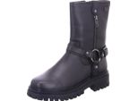 Lazamani Merle Donna Stivali Biker In Pelle Nera Misura 37