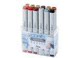 Pennarello Copic Profi, Set Di 12 Colori Architettonici
