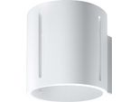 Lampada Da Parete Inez Bianco 1Xg9 8W Alluminio 10X12X10Cm Sollux Lighting