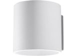 Lampada Da Parete Orbis 1 Bianco 1Xg9 8W Alluminio 10X12X10Cm Sollux Lighting