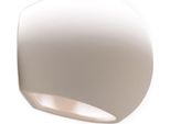 Lampada Da Parete In Ceramica Globe 1Xe27 15W Ceramica 14.5X11X18Cm Sollux Lighting