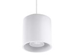 Lampada A Sospensione Orbis 1 Bianco 1Xgu10 10W Alluminio 110X10X10Cm Sollux Lighting