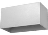 Delta 2 G9 Lampada Da Parete In Alluminio Grigio┃ IP20