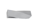 Lampada Da Parete In Ceramica Sigma Grigio 1Xe27 15W Ceramica/Vetro 14X12X42Cm Sollux Lighting