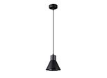Lampada A Sospensione Taleja 1 Nero [ES111] 1Xes111 10W Acciaio 120X14X14Cm Sollux Lighting
