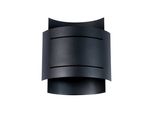 Lampada A Parete Hestia Nero 1Xg9 8W Acciaio 23X8.5X21Cm Sollux Lighting