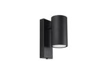 Lampada Da Parete Utti Nero 1Xgu10 10W Acciaio 15X10X6Cm Sollux Lighting