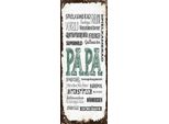 Vianmo Insegna In Legno 27X10 Cm Papa Spielkamerad BeschüTzer Freund