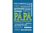 Vianmo Insegna In Legno 18X12 Cm Papa Superheld Vorbild BeschüTzer