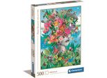 Puzzle Cle 500 Hq Testa Nella Giungla 35526