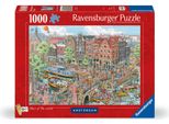 Ravensburger Puzzle 12000296 - Amsterdam - Puzzle Da 1000 Pezzi Per Adulti E Bambini A Partire Dai 14 Anni, Puzzle Della Città Di Amsterdam