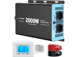 Inverter 2000W A Onda Sinusoidale Pura, 4000W Di Potenza Di Picco, 90% Di Efficienza, 12V 2000W 50HZ Eu