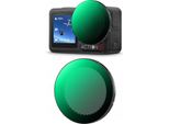Filtro Grigio Completo Regolabile Tipo Fader ND2-32 Per Dji Osmo Action 3 4 5 Pro / KF01.2752