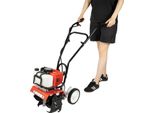 Motocoltivatore A Benzina, Potenza 1700W, Larghezza Di Lavoro 30 Cm, Rosso