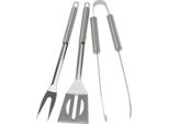 Set Di Utensili Per Barbecue 3 Pezzi - Pinze, Spatola, Forchetta - 8720573152600
