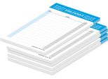 Pricaro Lista Della Spesa "Typo"", Blu, A6, 5 Fogli"