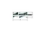 Vormann Bolzenknopfriegel 120X36Mm Mit Schlaufe, Gerade Stahl, Verzinkt (000227120Z)
