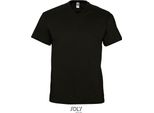 Sols 11150 | Maglietta A Maniche Corte Victory Con Scollo A V Da Uomo - Colore: Nero Profondo - Taglia: M