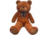 Vidaxl Morbido Orsetto Di Peluche Xxl Marrone 135 Cm