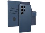 Custodia Samsung Galaxy S24 Ultra - Vera Pelle - Accezz Flip Cover/2 In 1 Case - Blu Scuro