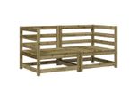 Divani Angolari Da Giardino 2 Pezzi 70X70X67 Cm In Legno Di Pino Impregnato