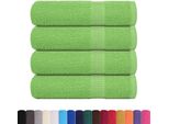 Vidaxl Asciugamani 4 Pz. Verde Mela 50X100 Cm 360 G/M² 100% Cotone