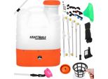 Kraft&Dele Irroratore A Batteria Irroratore A Pressione Irroratore Per Piante Irroratore A Zaino Irroratore Da Giardino Irroratore Da Giardino 16L 12V 8Ah Set Di Ugelli