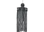 Scheletro Halloween Decorazione Spaventosa Tunica Appesa Figura Fantasma Inquietante Spooky Ghost Deco Horror Indoor Statico, Colore: Grigio
