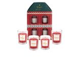 Candele Profumate Di Natale - 16 X 20 X 8 Cm - Set Regalo Di Candele - Regalo Di Candele Natalizie - Set Di Candele Profumate - Set Di Candele Profumate - Rosso