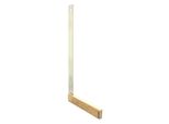 Squadra Da Falegname Hedue In Noce 400 Mm Lama In Acciaio Inox 35 Mm