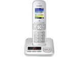 Panasonic KX-TGH720G - Telefono Cordless - Segreteria Telefonica Con Funzione Di Identificazione Del Chiamante/Attesa Di Chiamata - Dect\Gap - Funzione Di Chiamata A Tre - Perla D'argento