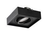 Plafoniera Da Incasso Pallad 1 Mini Black Plafoniera Quadrata Nera EDO777125 Edo