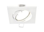 Lampada Da Incasso A Soffitto Faretto Da Incasso A Soffitto Viera White IP20 Angolare Bianco EDO777303 Edo