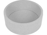 Selonis 90X30Cm/No Palline Piscina Rotonda A Secco Con Palline Certificata Eu, Grigio Chiaro: Grigio/Bianco/Turchese