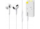 Baseus Encok H17 Cuffie Auricolari Cablate Con Mini-Jack Da 3,5 Mm - Bianco
