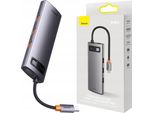 Hub 8In1 Baseus Starjoy Series, USB-C To 3X Usb 3.1 + Hdmi + USB-C Pd + RJ45 + Microsd/Sd