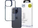 Apple Iphone 15 Pro - Custodia 3Mk Satin Armor+ Blu