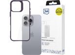Apple Iphone 16 Pro Max - Custodia 3Mk Satin Armor+ Viola
