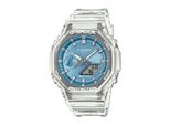 Casio GA-2100BM-7A2ER G-Shock Classic Ana-Digi Orologio Da Polso Trasparente/Blu