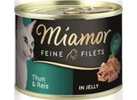 Miamor 185Gx12 Filetti Fini Gelatina Tonno & Riso