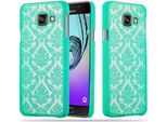 Cadorabo Cover Per Samsung Galaxy A3 2016 Cover Protettiva In Verde Custodia Rigida Cover Protettiva Fiori Cover Per Telefono Cellulare