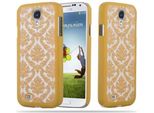 Cadorabo Cover Per Samsung Galaxy S4 Cover Protettiva In Oro Custodia Rigida Cover Protettiva Fiori Cover Telefono Cellulare