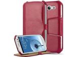 Cadorabo Custodia Protettiva Per Samsung Galaxy S3 / S3 Neo Custodia In Rosso Cellulare Custodia Cover Tasca