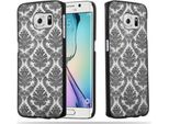 Cadorabo Cover Per Samsung Galaxy S6 Edge Cover Protettiva In Nero Custodia Rigida Cover Protettiva Cover Fiori Cover Telefono Cellulare