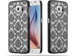 Cadorabo Cover Per Samsung Galaxy S6 Cover Protettiva In Nero Custodia Rigida Cover Protettiva Cover Fiori Cover Telefono Cellulare