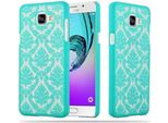 Cadorabo Cover Per Samsung Galaxy A5 2016 Cover Protettiva In Verde Custodia Rigida Cover Protettiva Fiori Cover Per Telefono Cellulare