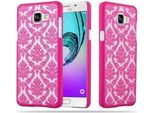 Cadorabo Cover Per Samsung Galaxy A5 2016 Cover Protettiva In Rosa Custodia Rigida Cover Protettiva Fiori Cover Per Telefono Cellulare