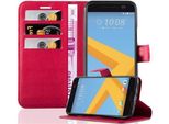 Cadorabo Custodia Per Htc One M10 Custodia Protettiva In Rosso Custodia Per Cellulare Cover Chiusura Magnetica