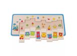 Puzzle Di Legno Del Treno Beleduc, Giocattolo Educativo Di Abbinamento Per Bambini